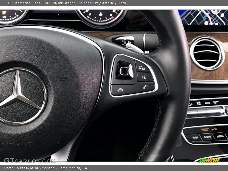 Selenite Grey Metallic / Black 2017 Mercedes-Benz E 400 4Matic Wagon