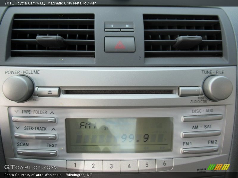Magnetic Gray Metallic / Ash 2011 Toyota Camry LE