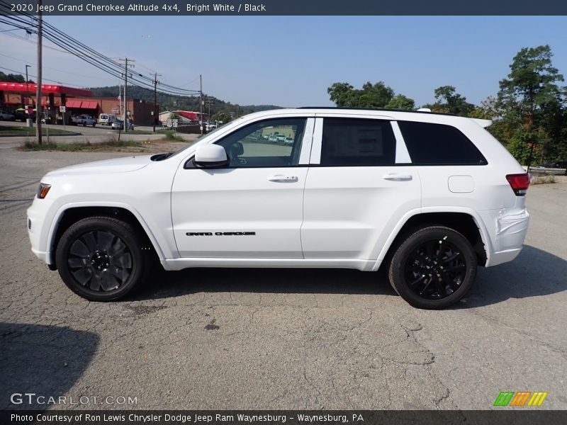Bright White / Black 2020 Jeep Grand Cherokee Altitude 4x4