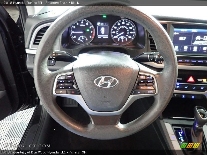Phantom Black / Black 2018 Hyundai Elantra SEL