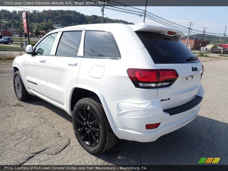 Bright White / Black 2020 Jeep Grand Cherokee Altitude 4x4