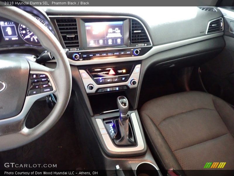 Phantom Black / Black 2018 Hyundai Elantra SEL