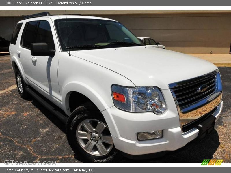 Oxford White / Camel 2009 Ford Explorer XLT 4x4