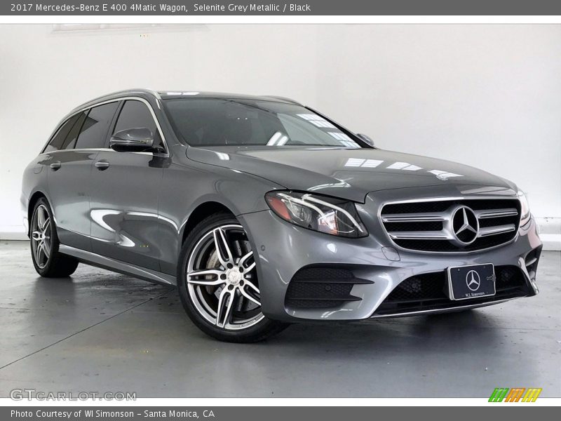 Selenite Grey Metallic / Black 2017 Mercedes-Benz E 400 4Matic Wagon