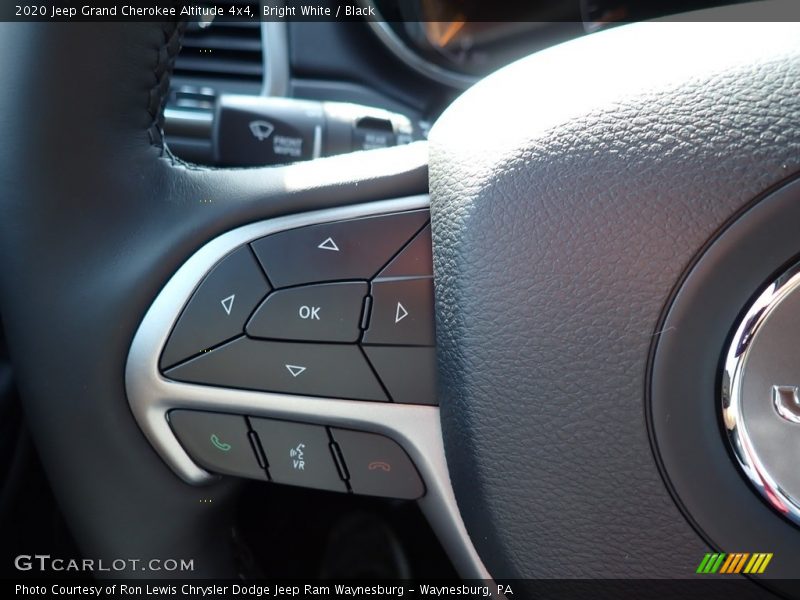 Bright White / Black 2020 Jeep Grand Cherokee Altitude 4x4