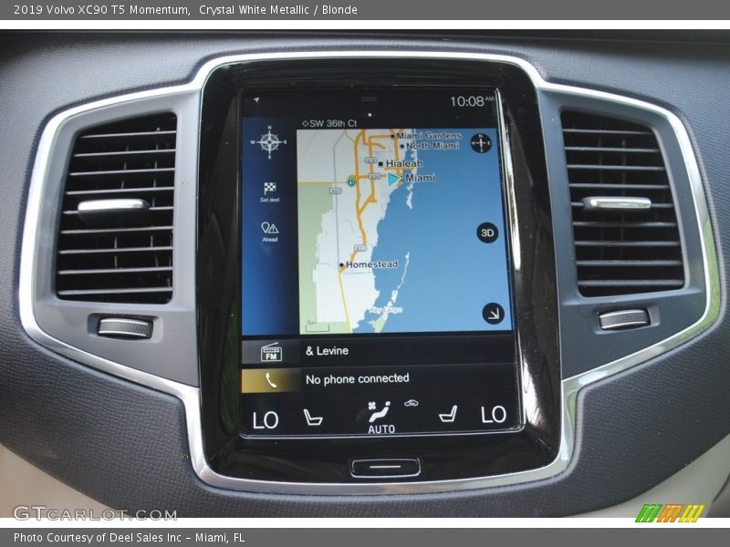 Navigation of 2019 XC90 T5 Momentum
