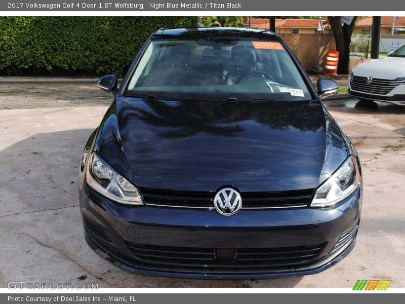 Night Blue Metallic / Titan Black 2017 Volkswagen Golf 4 Door 1.8T Wolfsburg