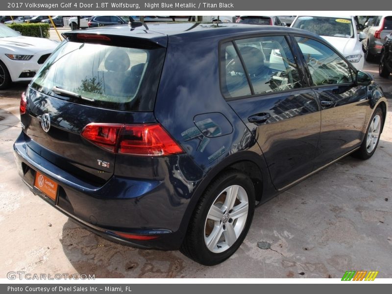 Night Blue Metallic / Titan Black 2017 Volkswagen Golf 4 Door 1.8T Wolfsburg