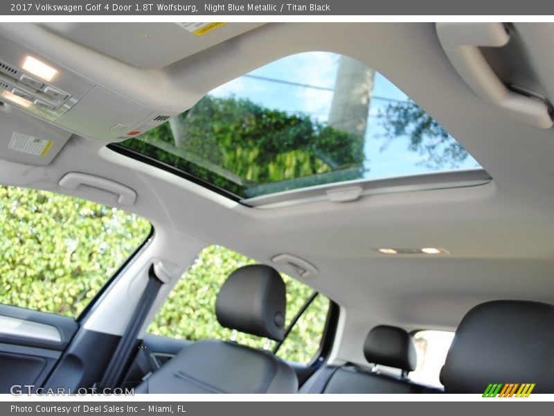 Sunroof of 2017 Golf 4 Door 1.8T Wolfsburg