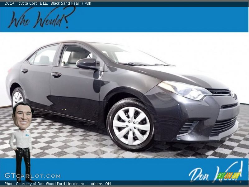 Black Sand Pearl / Ash 2014 Toyota Corolla LE