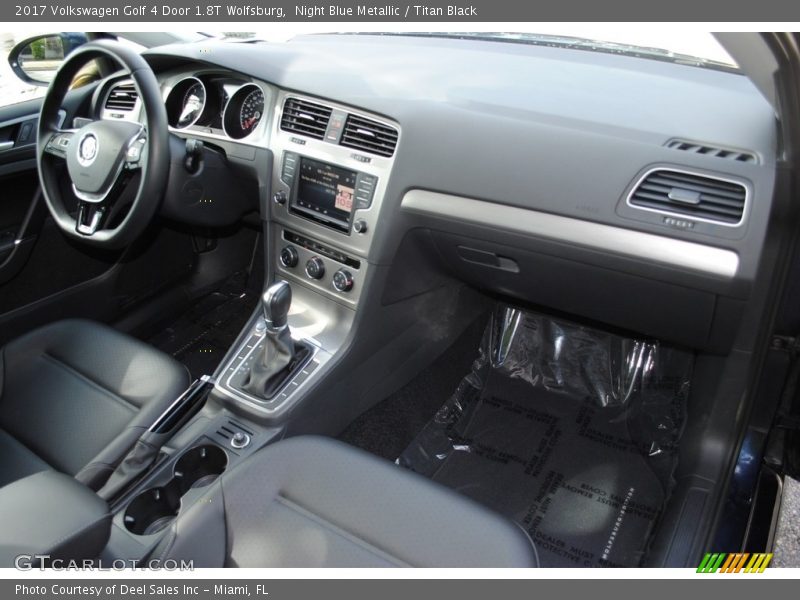 Dashboard of 2017 Golf 4 Door 1.8T Wolfsburg