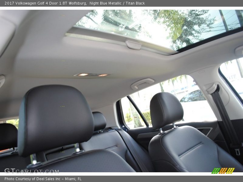 Night Blue Metallic / Titan Black 2017 Volkswagen Golf 4 Door 1.8T Wolfsburg