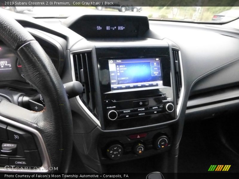 Cool Gray Khaki / Black 2019 Subaru Crosstrek 2.0i Premium