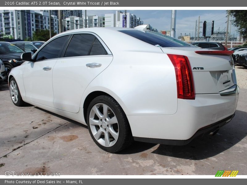 Crystal White Tricoat / Jet Black 2016 Cadillac ATS 2.0T Sedan