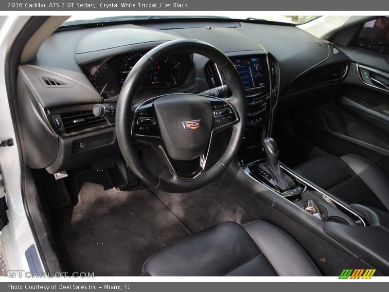 Crystal White Tricoat / Jet Black 2016 Cadillac ATS 2.0T Sedan