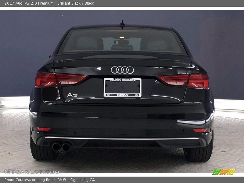 Brilliant Black / Black 2017 Audi A3 2.0 Premium