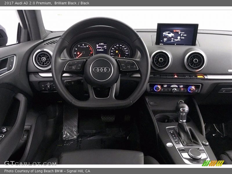 Brilliant Black / Black 2017 Audi A3 2.0 Premium