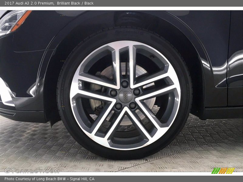 Brilliant Black / Black 2017 Audi A3 2.0 Premium