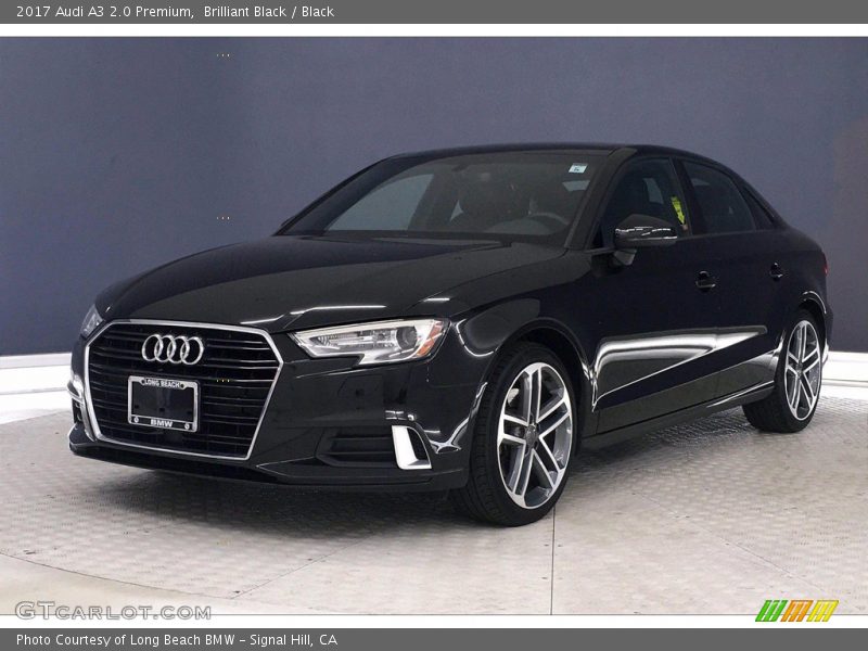 Brilliant Black / Black 2017 Audi A3 2.0 Premium
