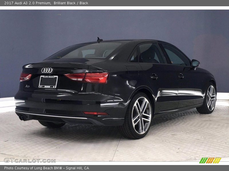 Brilliant Black / Black 2017 Audi A3 2.0 Premium