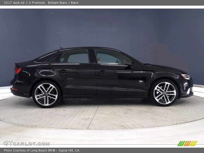 Brilliant Black / Black 2017 Audi A3 2.0 Premium