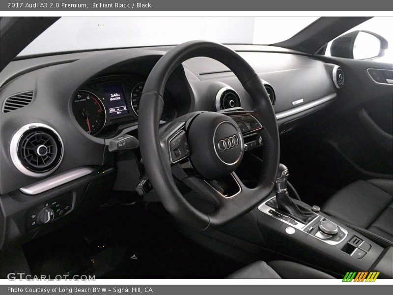 Brilliant Black / Black 2017 Audi A3 2.0 Premium
