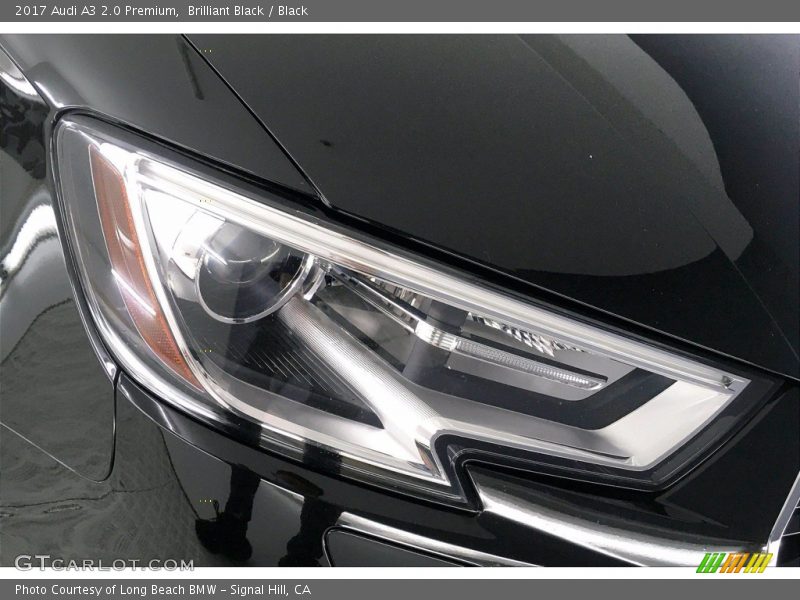 Brilliant Black / Black 2017 Audi A3 2.0 Premium