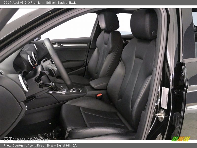Brilliant Black / Black 2017 Audi A3 2.0 Premium