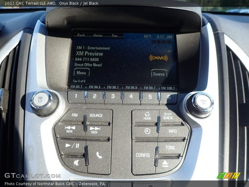 Onyx Black / Jet Black 2012 GMC Terrain SLE AWD