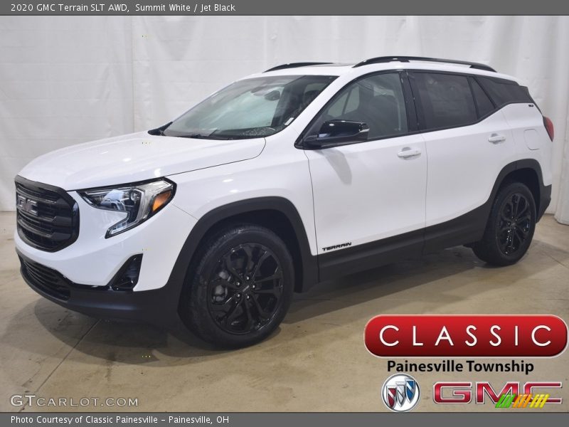Summit White / Jet Black 2020 GMC Terrain SLT AWD