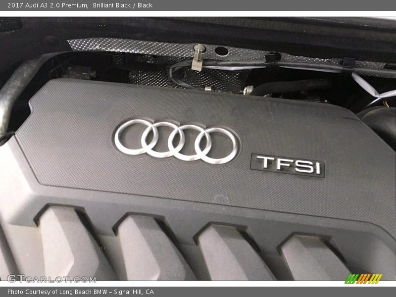 Brilliant Black / Black 2017 Audi A3 2.0 Premium