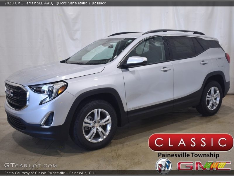 Quicksilver Metallic / Jet Black 2020 GMC Terrain SLE AWD