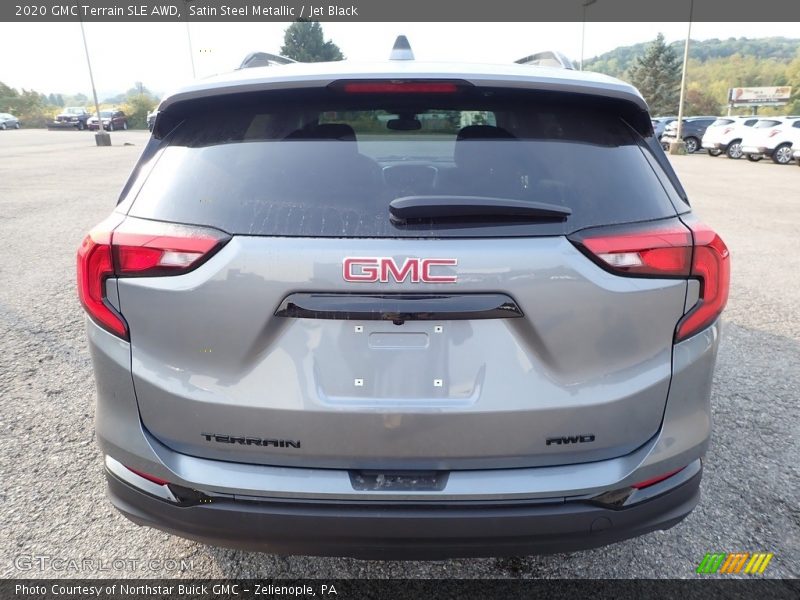Satin Steel Metallic / Jet Black 2020 GMC Terrain SLE AWD
