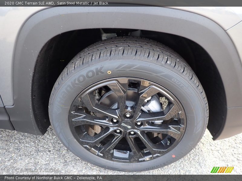 Satin Steel Metallic / Jet Black 2020 GMC Terrain SLE AWD
