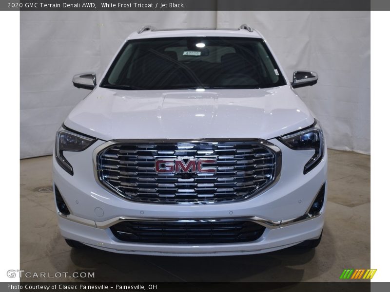 White Frost Tricoat / Jet Black 2020 GMC Terrain Denali AWD