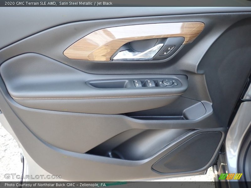 Satin Steel Metallic / Jet Black 2020 GMC Terrain SLE AWD