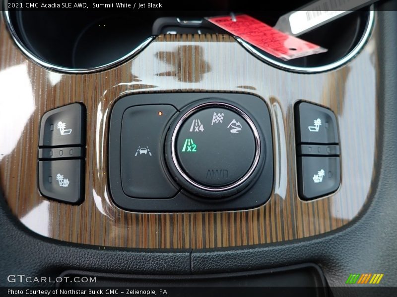 Summit White / Jet Black 2021 GMC Acadia SLE AWD