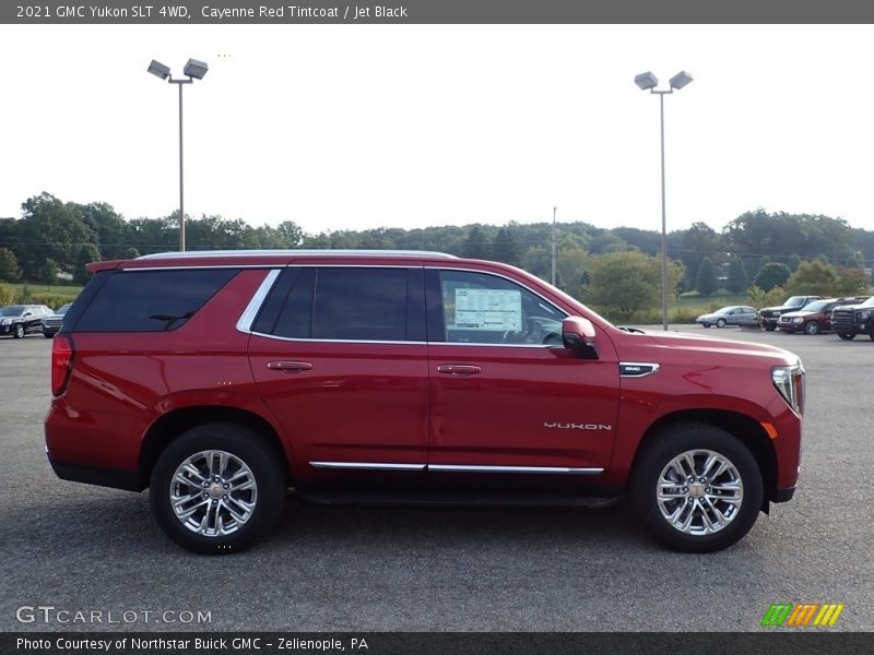 Cayenne Red Tintcoat / Jet Black 2021 GMC Yukon SLT 4WD