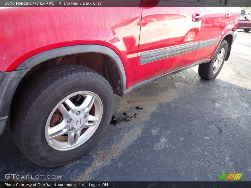 Milano Red / Dark Gray 2000 Honda CR-V EX 4WD