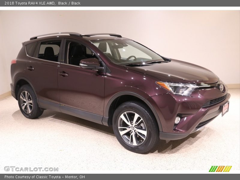 Black / Black 2018 Toyota RAV4 XLE AWD