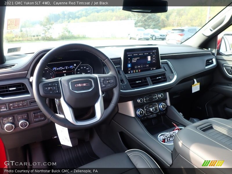  2021 Yukon SLT 4WD Jet Black Interior