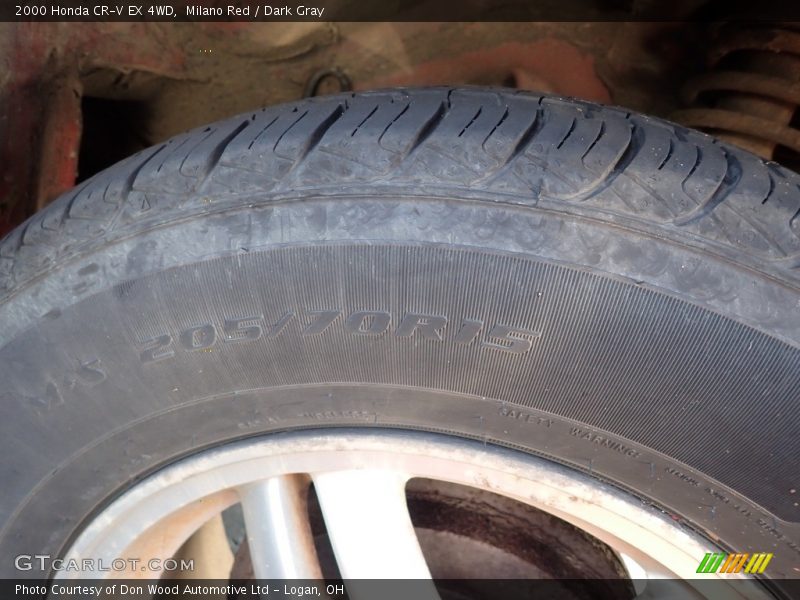 Milano Red / Dark Gray 2000 Honda CR-V EX 4WD