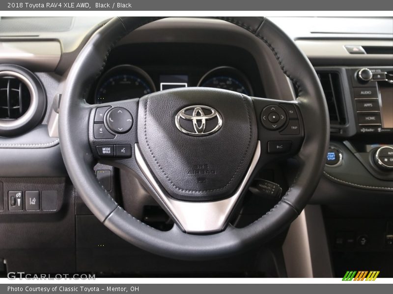 Black / Black 2018 Toyota RAV4 XLE AWD