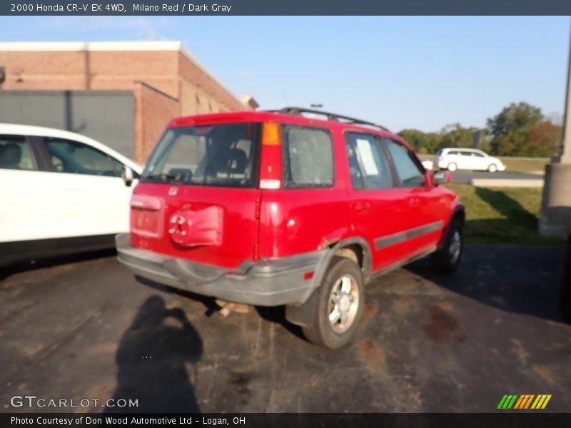Milano Red / Dark Gray 2000 Honda CR-V EX 4WD