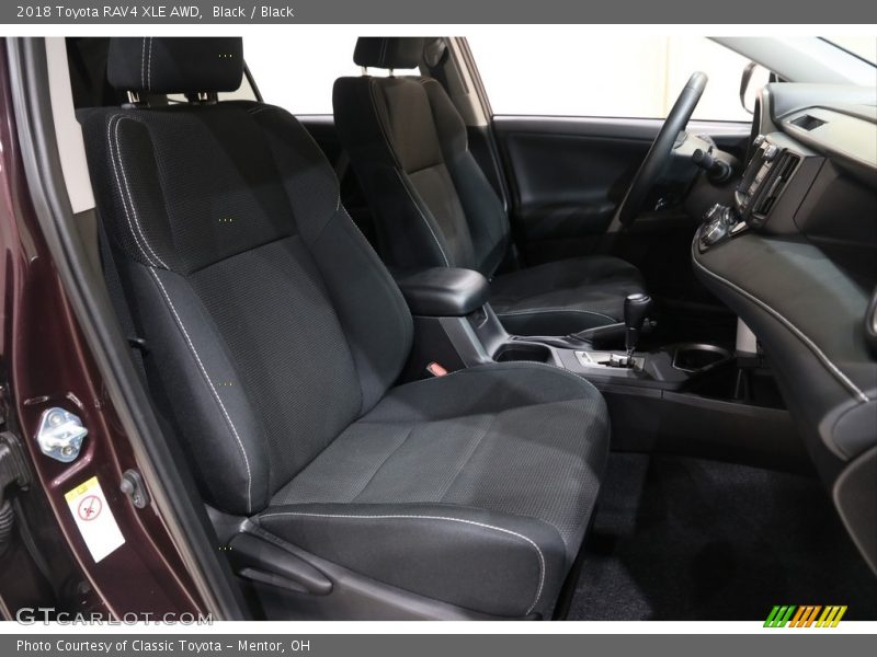 Black / Black 2018 Toyota RAV4 XLE AWD