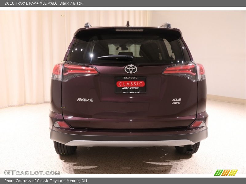 Black / Black 2018 Toyota RAV4 XLE AWD