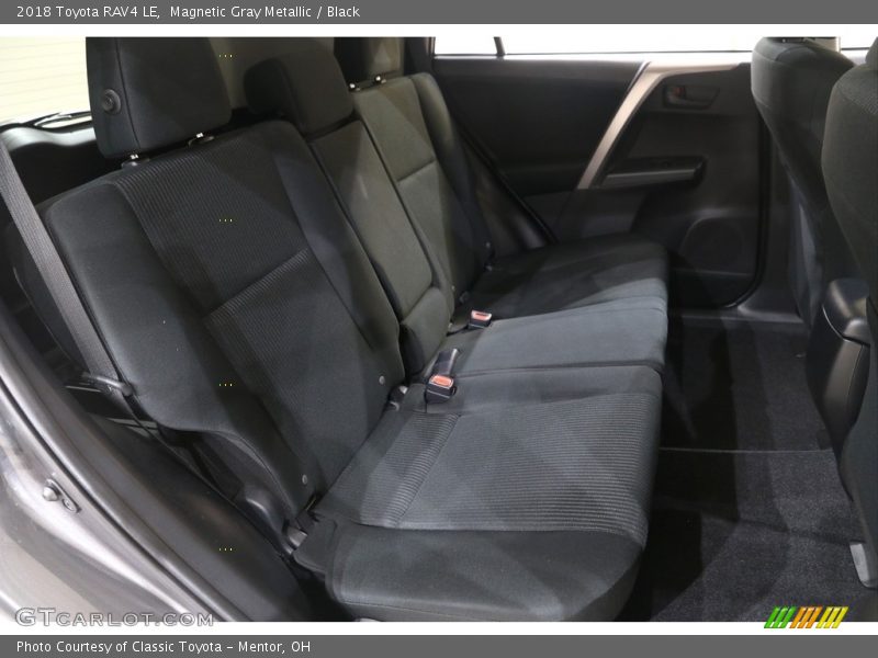 Magnetic Gray Metallic / Black 2018 Toyota RAV4 LE