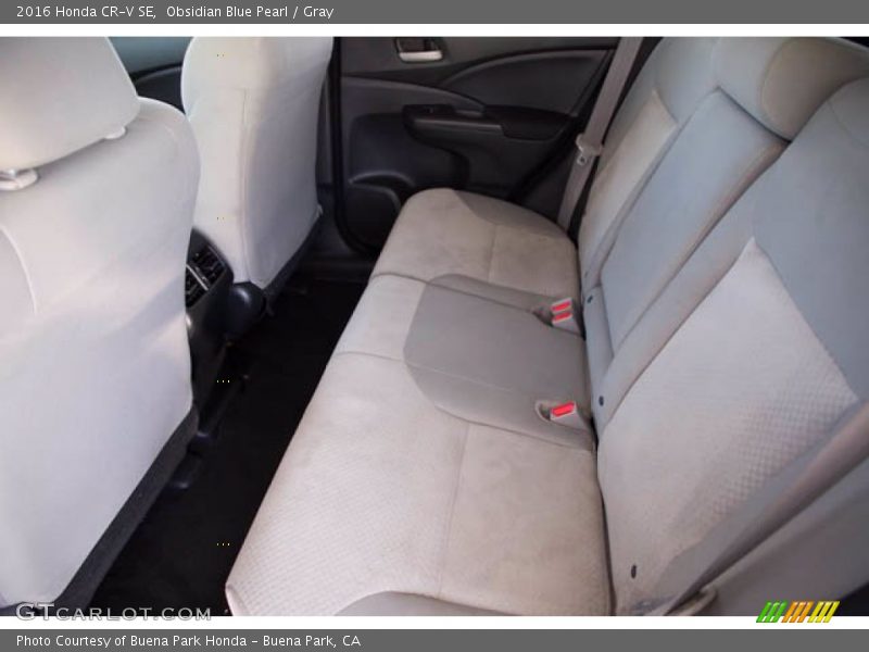 Obsidian Blue Pearl / Gray 2016 Honda CR-V SE