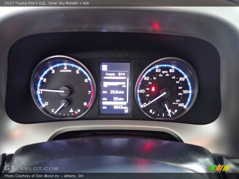 Silver Sky Metallic / Ash 2017 Toyota RAV4 XLE