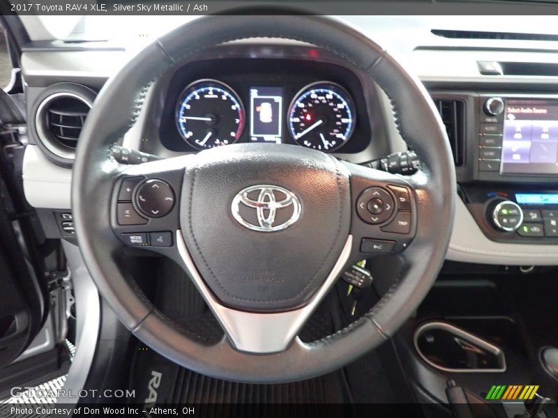 Silver Sky Metallic / Ash 2017 Toyota RAV4 XLE